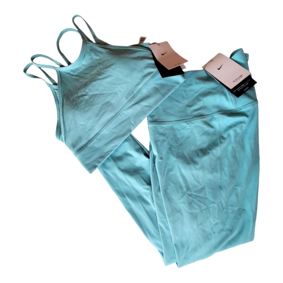 Nike Pants - Nike zenvy legging indy sports bra set blue medium
